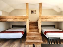 Refined Rustic: Pine Lodge + Private Bunkhouse